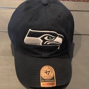 47 Brand Navy X-Large Cap Seahawks